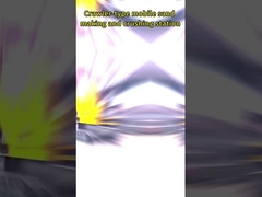 Stazione mobile di frantumazione e produzione di sabbia cingolata